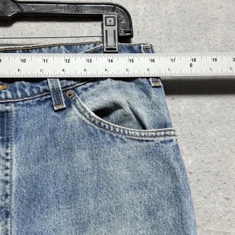 VTG Orange Tab Levi's 560 Jeans 34x34 Blue Baggy Loose Fit Tapered Leg 1997